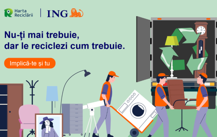 Vrei să te desparți responsabil de mobila veche sau de obiectele voluminoase?  ING și Viitor Plus îți arată cum să faci acest lucru